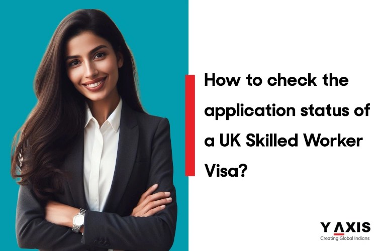 What is the process to check the application status of a UK Skilled